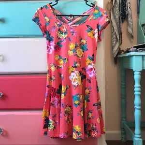 Floral mini dress